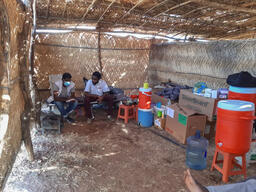 Ethiopian Refugees Crossing: Um Rakuba camp