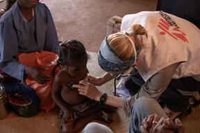 Mobile clinic and WatSan in remote villages