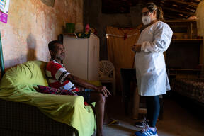 Health promotion and in-house check ups in Bahia, Brazil