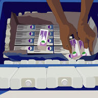 Vaccine coolbox GIF