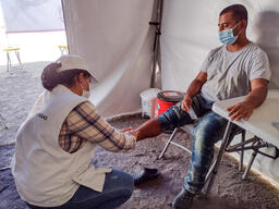 Medical care and assistance to migrants and deportees on Guatemala’s border