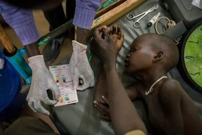 Seeking malaria treatment around Aweil, South Sudan