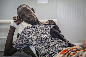 Alitt, a snakebite patient in the IPD