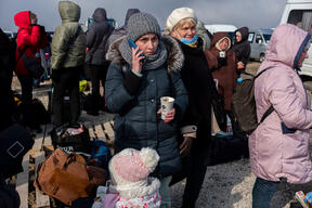 Ukrainian refugees in Palanca