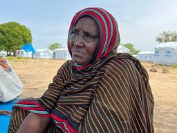 Sudanese refugees in the north of Central African Republic