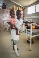Aluk Manut, a snakebite patient in the post-op ward