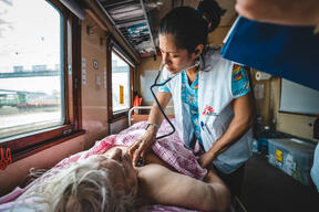 Doctors on Rails - MSF Medicalised train in Ukraine