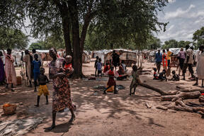 IDPs in Twic, South Sudan.