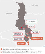 MSF projects in Malawi, 2018 - EN