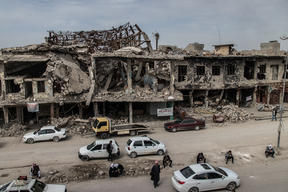 NFI distribution in Mosul's Old City