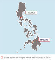 MSF projects in Philippines, 2018 - EN