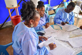 Cholera treatment centre, Djoungolo hopsital