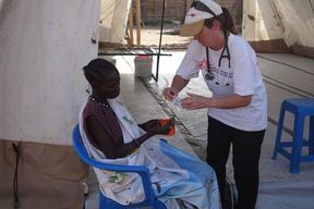 New MSF Cholera Center Juba South Sudan