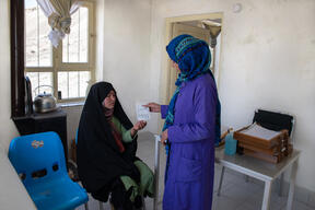 Maternal and paediatric health care in Bamyan province