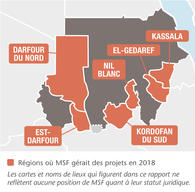 MSF projects in Sudan, 2018 - FR