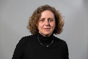 Portrait of Paula Gil, President of MSF Spain