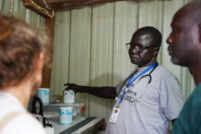 Thomas Kun Thoch, Clinical Officer, in Old Fangak