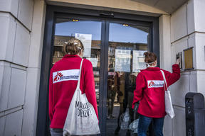 MSF Mobile Team in retiry home in Brussels