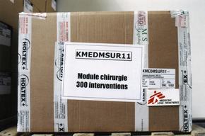 Bordeaux, Merignac, MSF log, MSF kits.