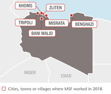 MSF projects in Libya, 2018 - EN