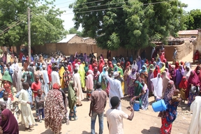MSF Distribution NFI kits Damboa