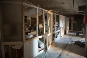 East Aleppo –  Inside a hospital destroyed by an airstrike