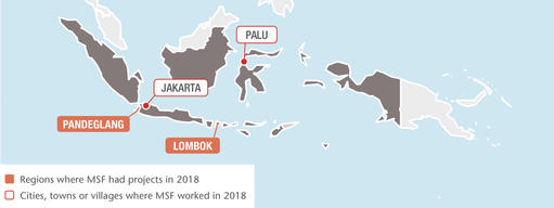 MSF projects in Indonesia, 2018 - EN