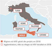 MSF projects in Italy, 2018 - FR