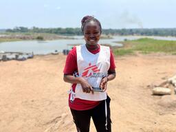 A mass vaccination campaign of children in Kembé-Satema district