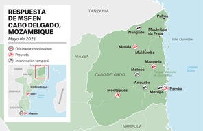 MAP – MSF response to the crisis in Cabo Delgado – ES