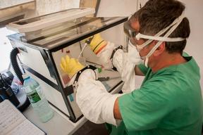 Ebola Treatment Centre in Kailahun, Sierra Leone