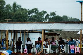 Ebola case management centre ELWA3 - Liberia