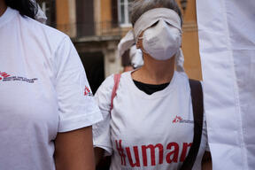 "No more agreements with Libya" demonstration in Rome