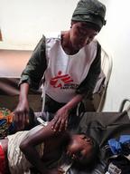 Health clinic for children in the PK 5 neighborhood of Bangui
