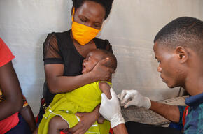 Tanzania, Nduta- Vaccination campaign