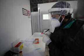 Syria: Patient numbers rise at an MSF-supported COVID-19 treatment centre