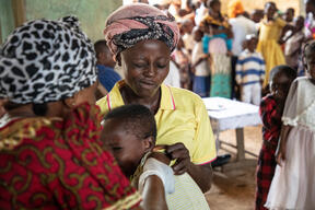Measles emergency response