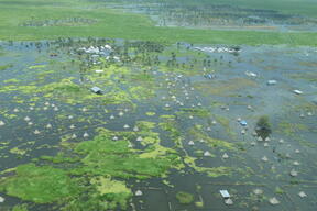 Floodings in South Sudan - aerial images