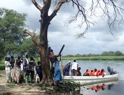 MSF Boat Ambulances in Old Fangak