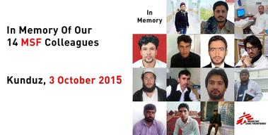 In Memoriam: MSF colleagues killed in the Kunduz Trauma Centre attack
