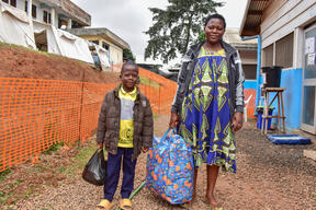 Cholera patients at Djoungolo hopsital, Centre region, Cameroon