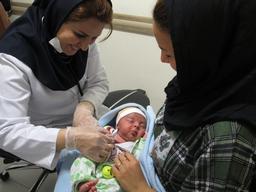 MSF Health facility,  Darvazeh Ghar district, south of the Grand Bazaar of Tehran.