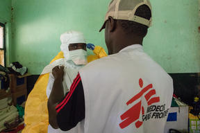 Ebola Treatment Centre (ETC) in Bikoro