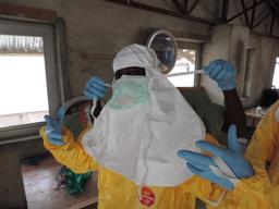 Ebola, Sierra Leone, Case Management Center in Bo, Nov 2014
