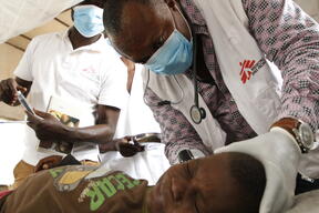 Measles intervention in Bosobolo, North Ubangi