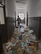 May Kuhl health center corridor