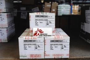 Bordeaux, Merignac, MSF log, MSF kits.