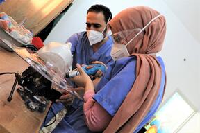 Medical activities in Gaza strip following the 11 days of bombardment in May 2021