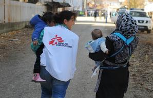 Medical help for refugees in Serbia
