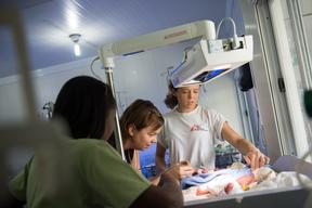 Paediatric department of CRUO, Haiti - following nurse Fleur Riemersma, 16-18 Oct 2015.